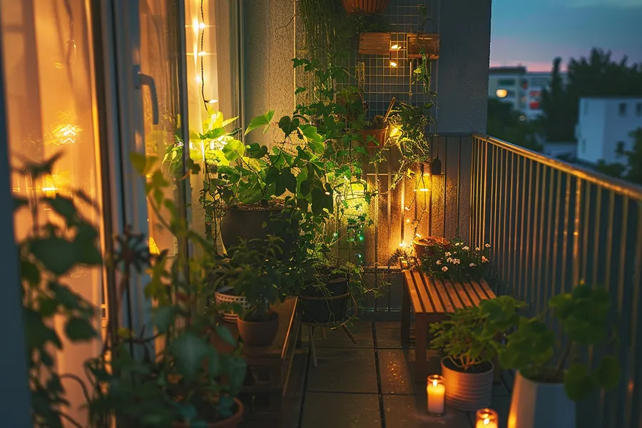 Nowoczesny balkon – aranżacja